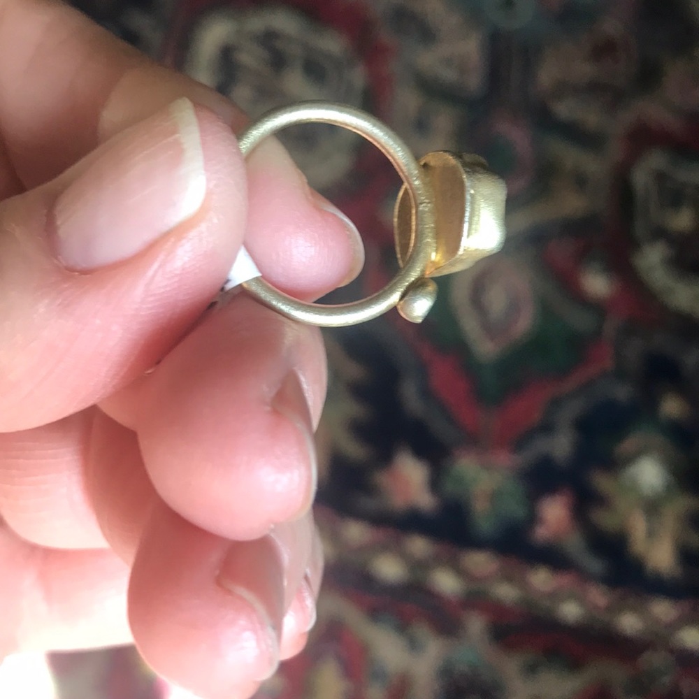 ROUGH RUBY AND SAPPHIRE RING - Picture 2 of 3